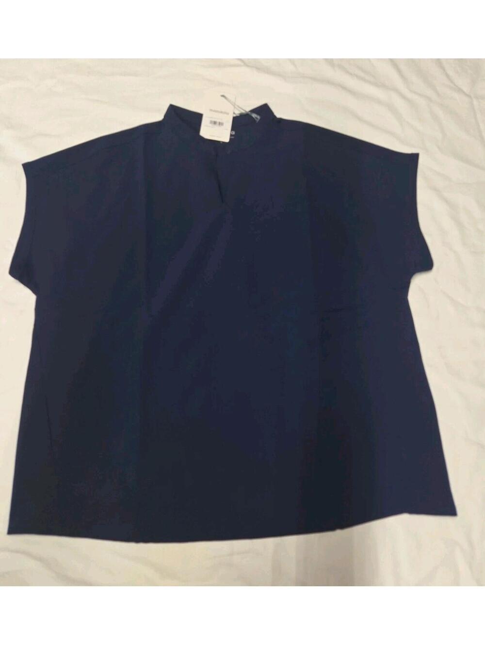 Nwt Mandala Tops Large Navy blue PO45-V